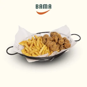 قارچ با سیب زمینی سرخ شده